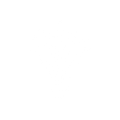 Idea Lightbulb Logo #ffffff