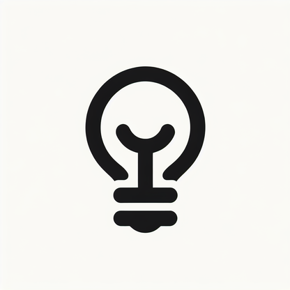 Simple Light Bulb Logo