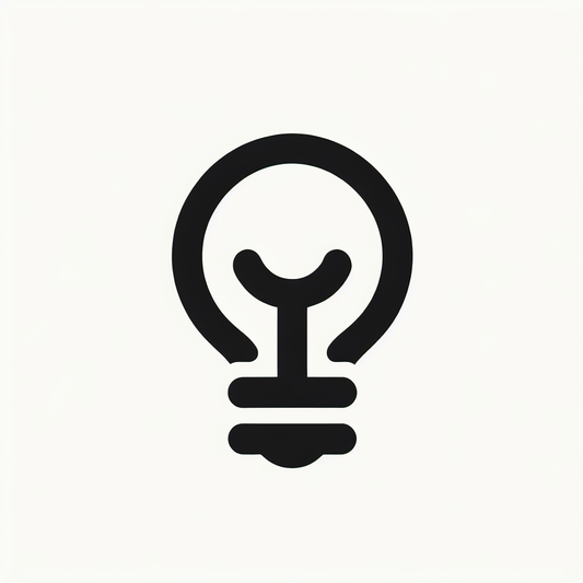 Simple Light Bulb Logo