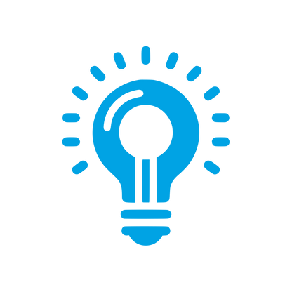 Idea Bulb Logo #00a3e4