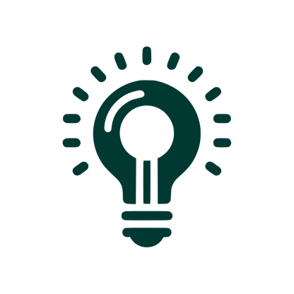 Idea Bulb Logo #003932