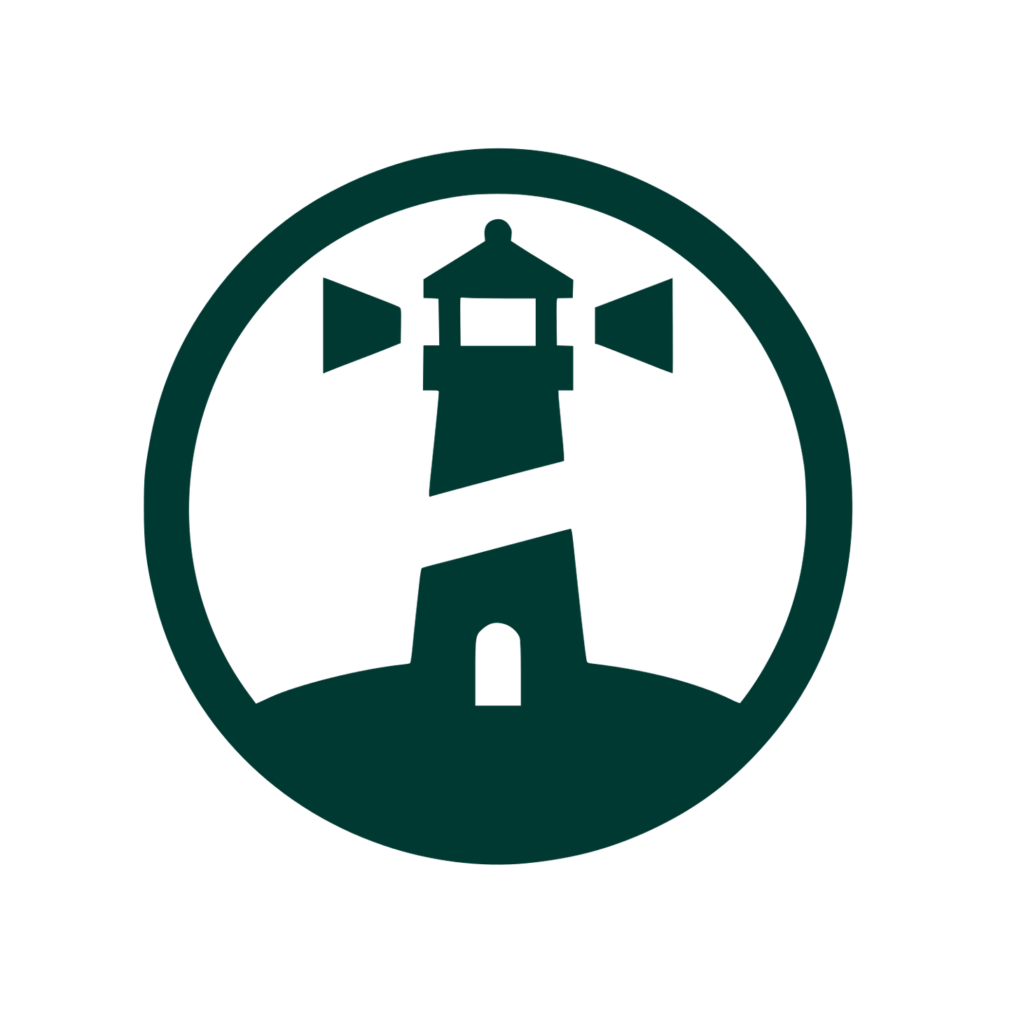 Lighthouse Circle Logo #003932
