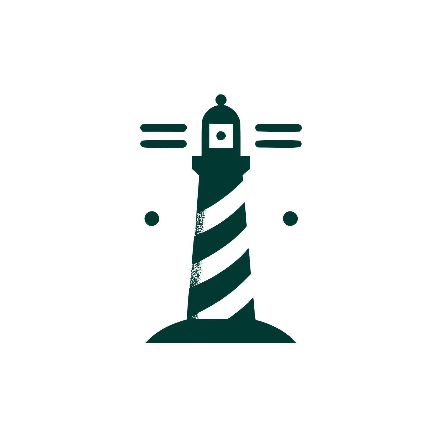 Lighthouse Beacon Logo #003932