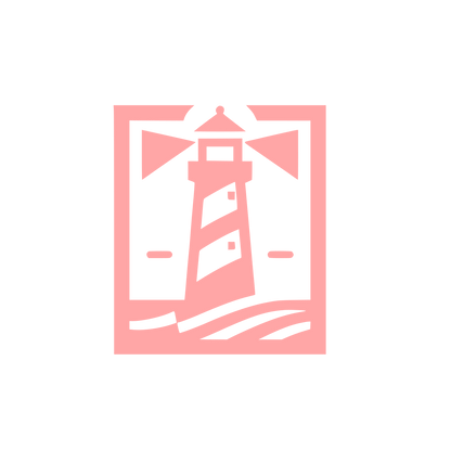 Lighthouse Navigation Logo #ffa6a6