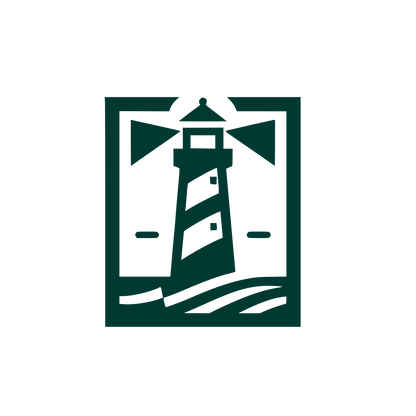 Lighthouse Navigation Logo #003932
