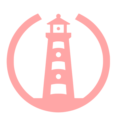 Lighthouse Circle Logo #ffa6a6