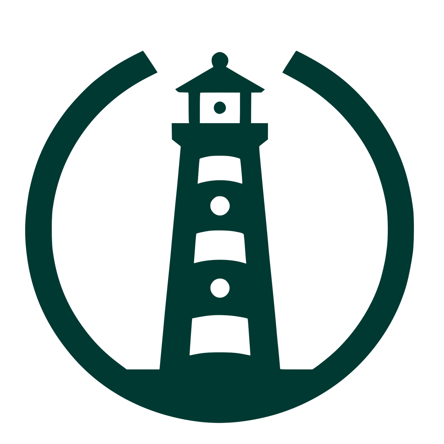 Lighthouse Circle Logo #003932