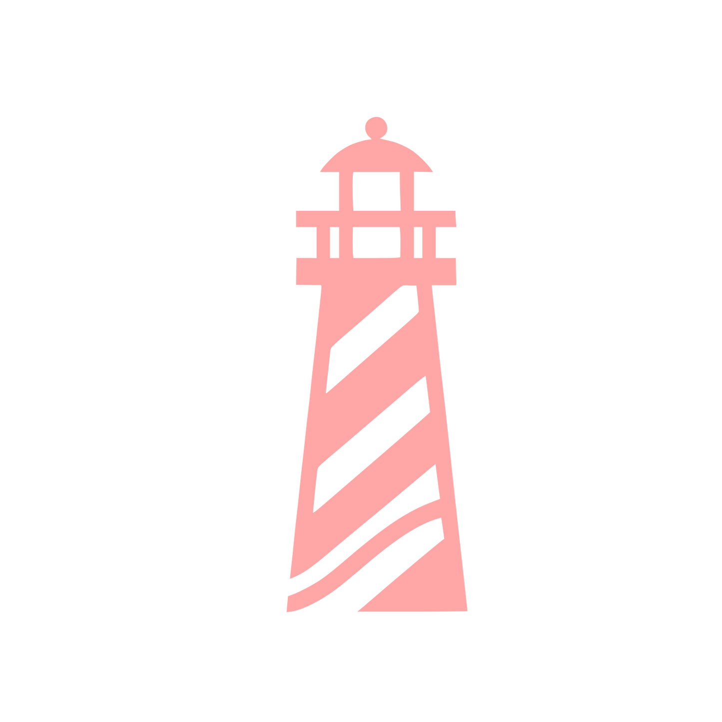 Lighthouse Logo Design #ffa6a6