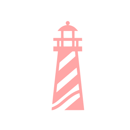 Lighthouse Logo Design #ffa6a6