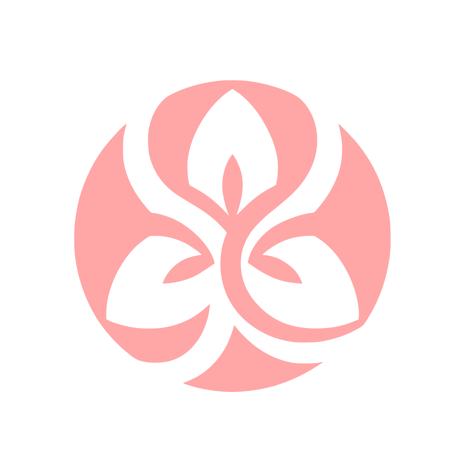 Lily Flower Logo #ffa6a6