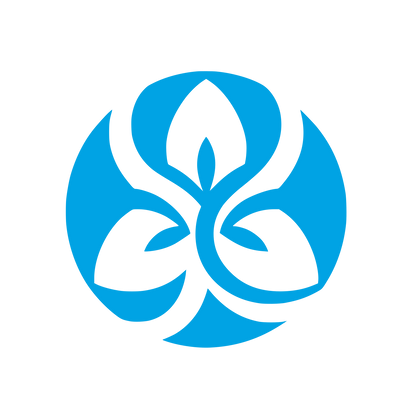 Lily Flower Logo #00a3e4