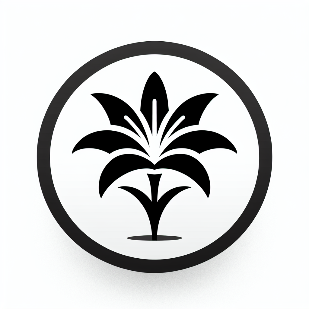 Lily Flower Logo