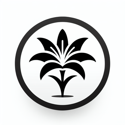 Lily Flower Logo