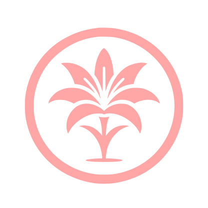 Lily Flower Logo #ffa6a6