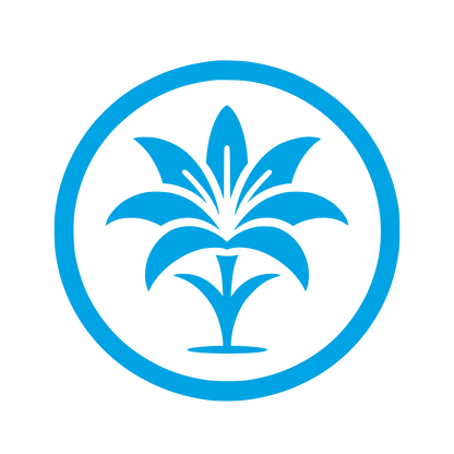 Lily Flower Logo #00a3e4