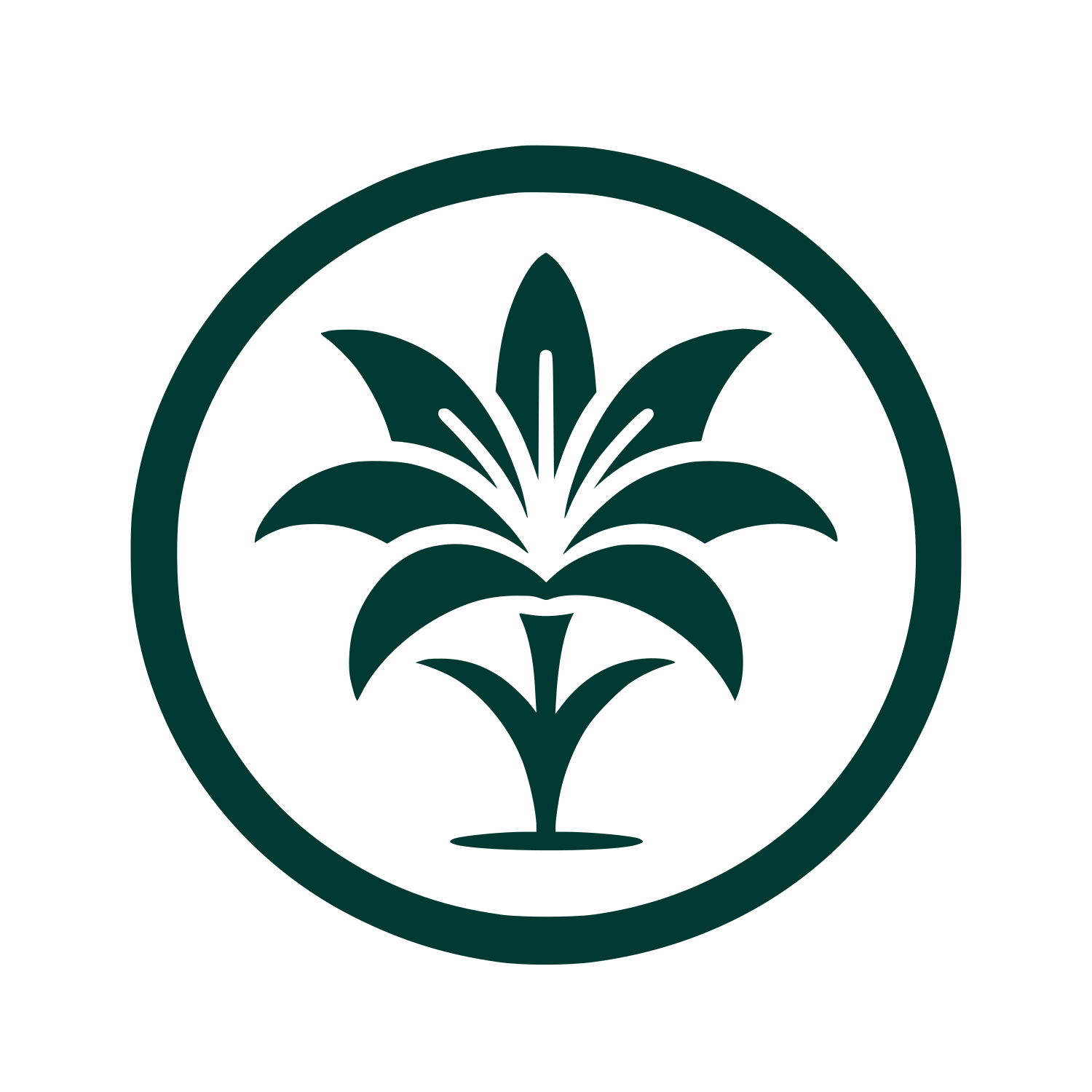 Lily Flower Logo #003932