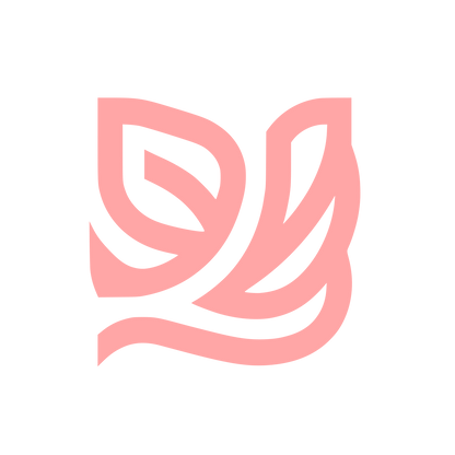 Lily Leaf Logo #ffa6a6