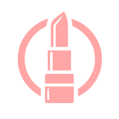 Lipstick Circular Logo #ffa6a6