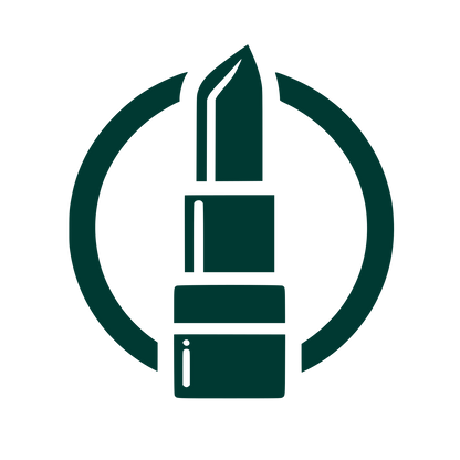 Lipstick Circular Logo #003932