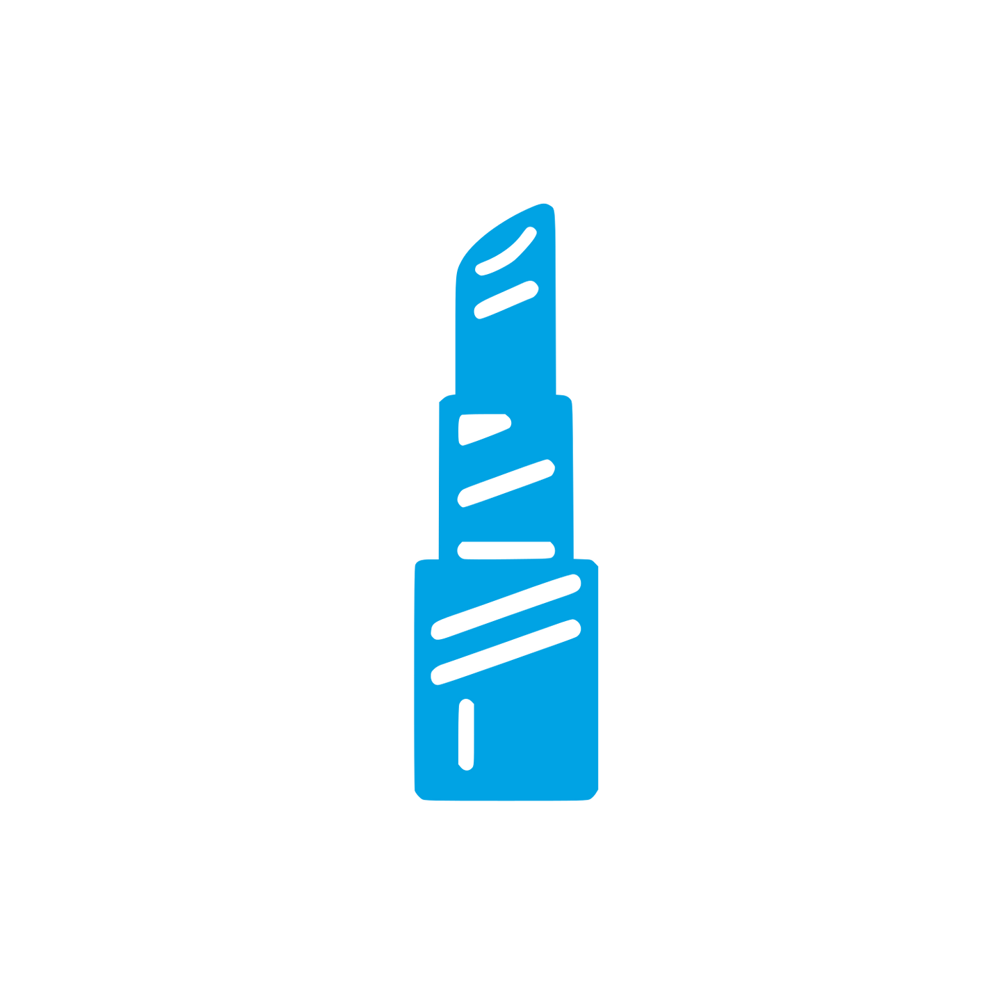 Lipstick Logo #00a3e4