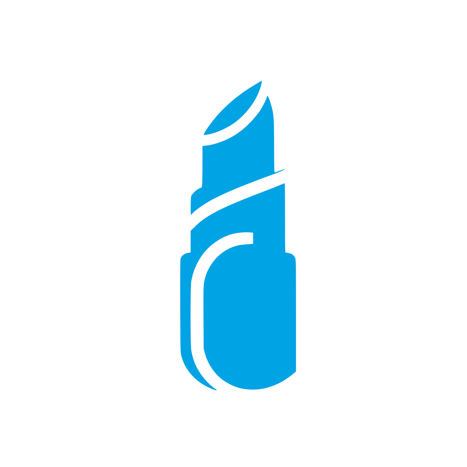 Lipstick Brand Logo #00a3e4