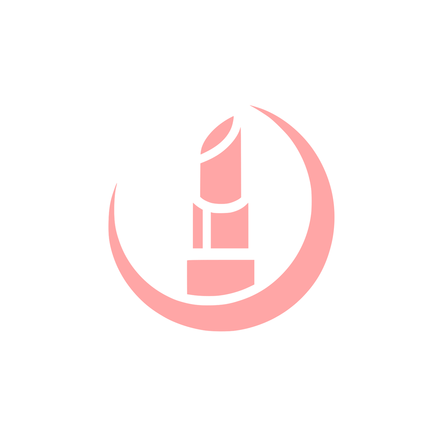 Modern Lipstick Logo #ffa6a6