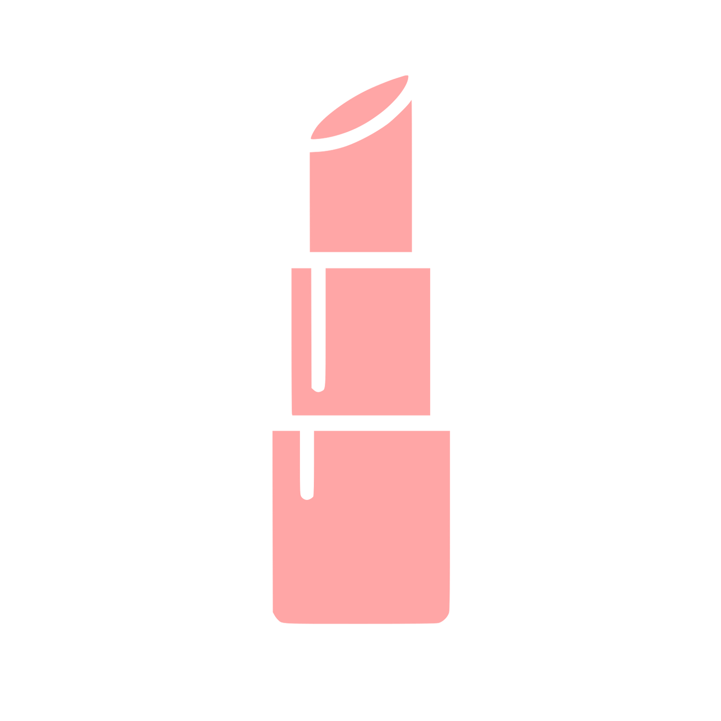 Lipstick Product Logo #ffa6a6