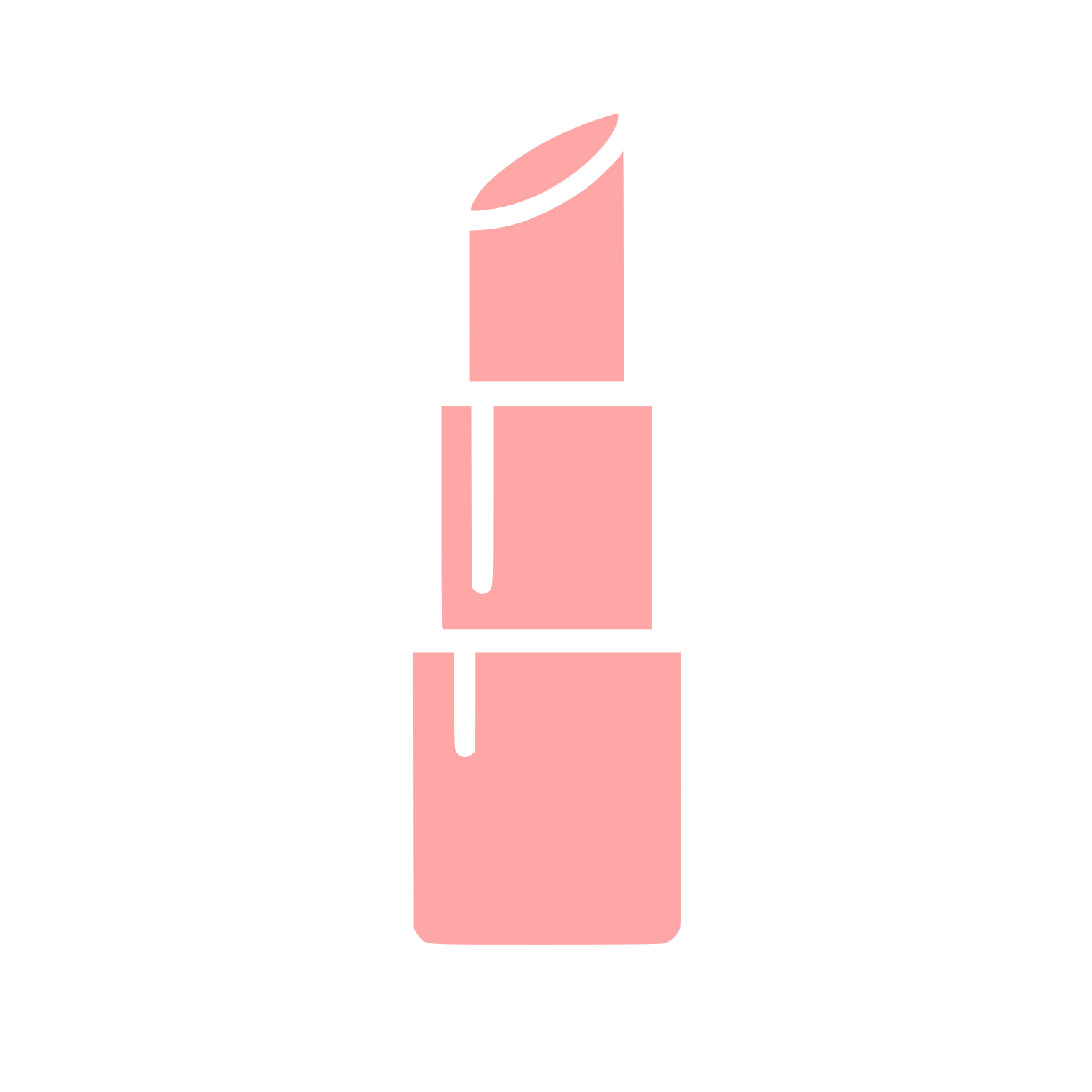 Lipstick Product Logo #ffa6a6