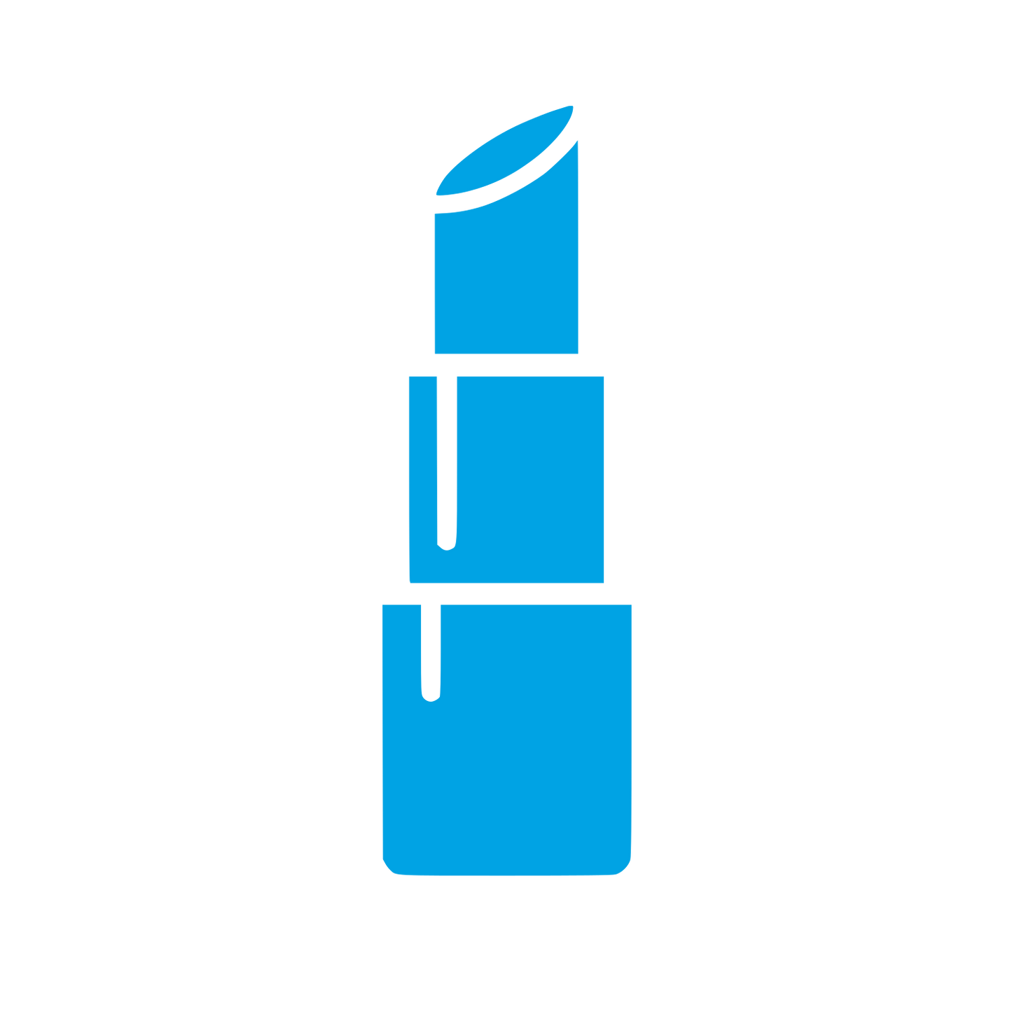 Lipstick Product Logo #00a3e4