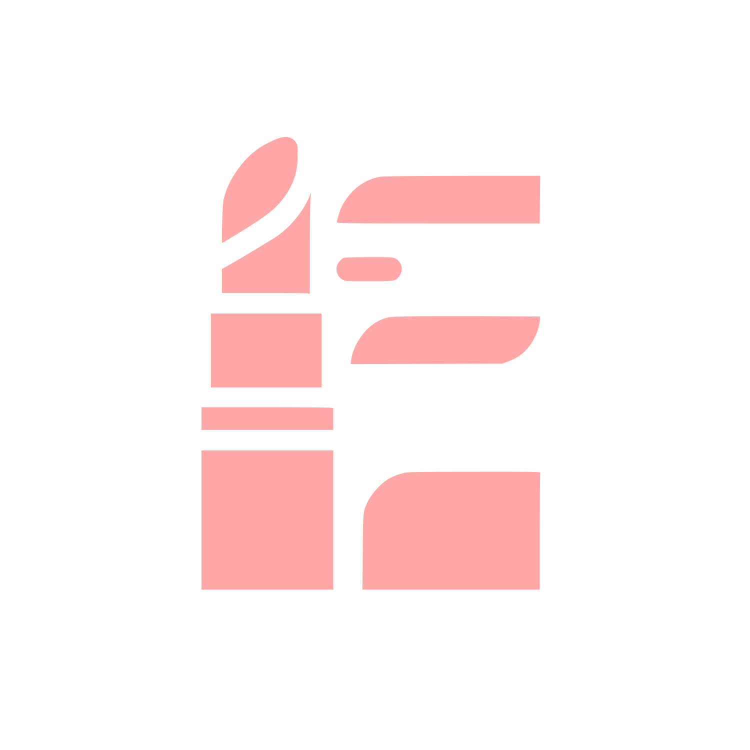 Lipstick Logo #ffa6a6