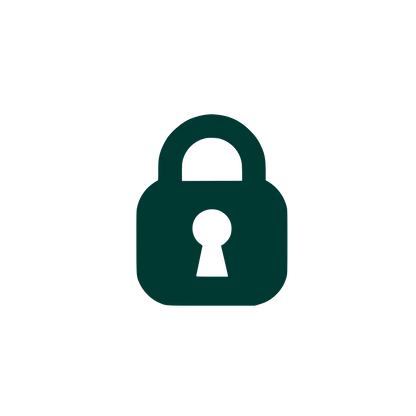Security Padlock Logo #003932