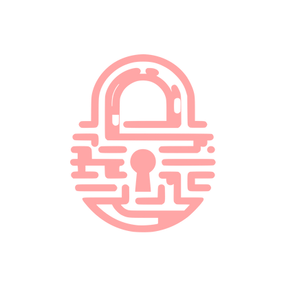 Lock Logo #ffa6a6