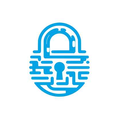 Lock Logo #00a3e4