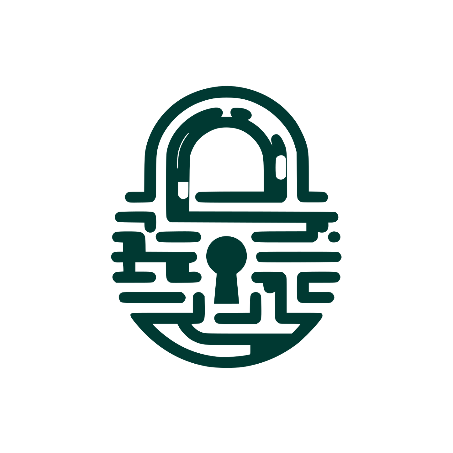 Lock Logo #003932