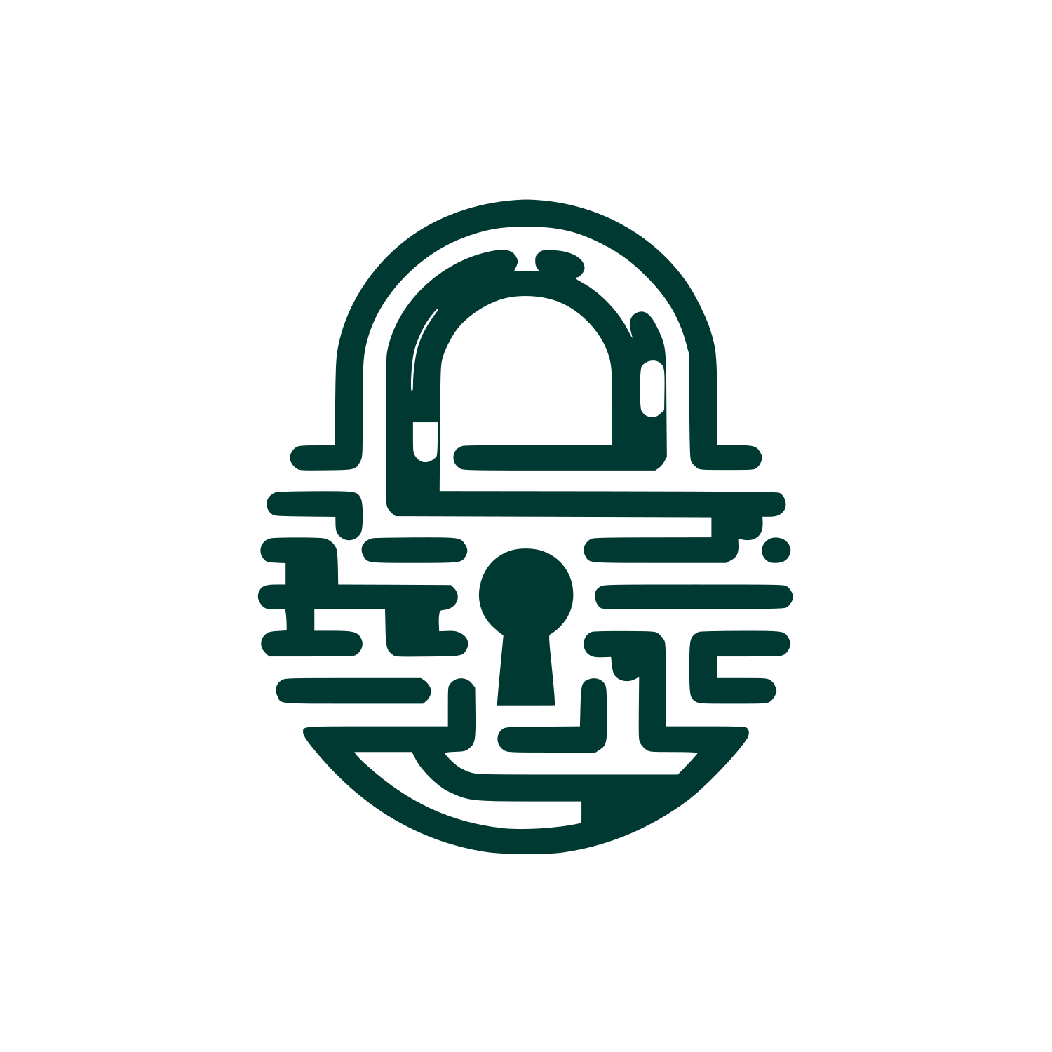 Lock Logo #003932
