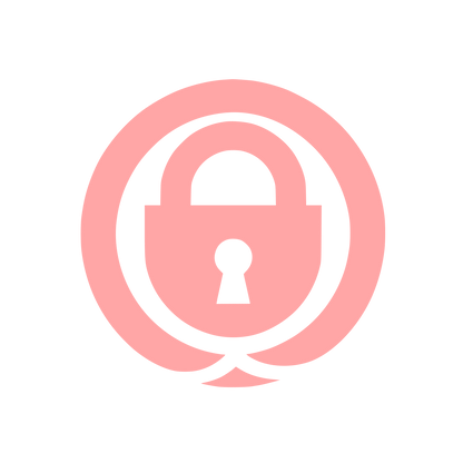 Secure Padlock Logo #ffa6a6