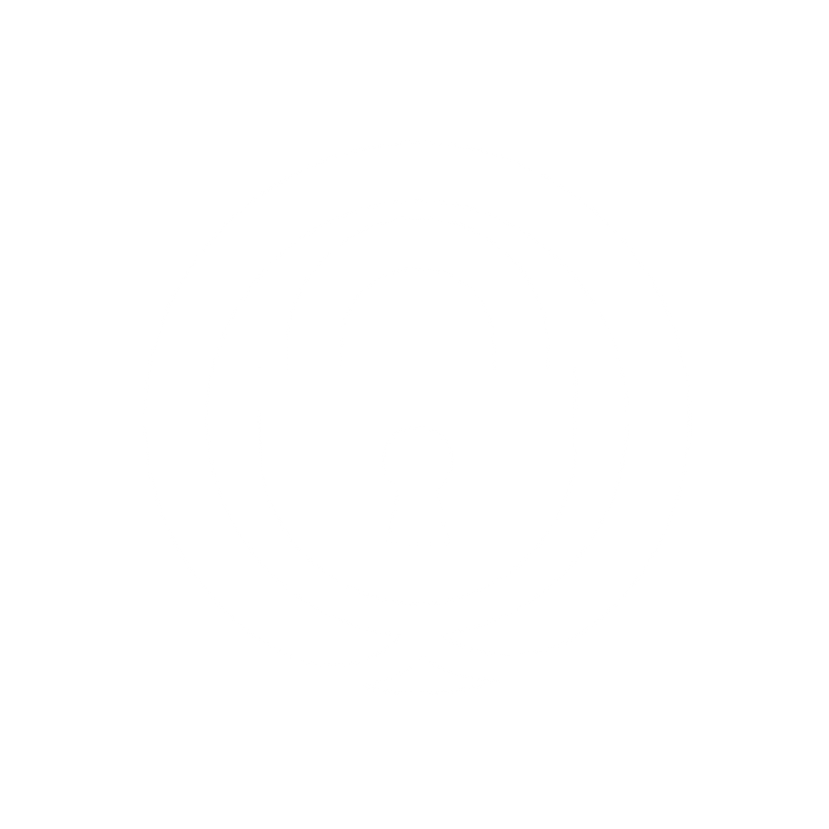 Secure Padlock Logo #ffffff