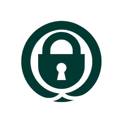 Secure Padlock Logo #003932