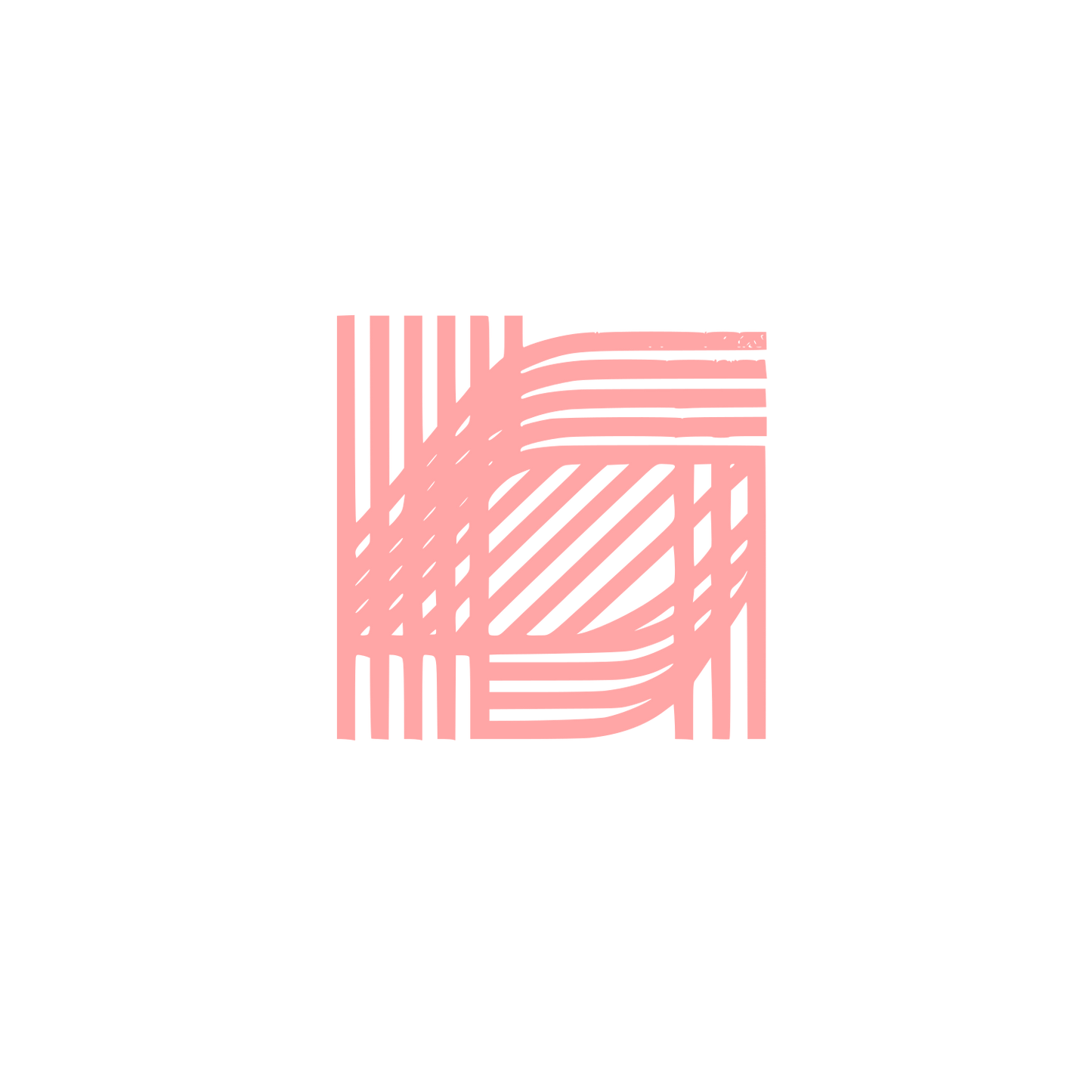 Loom Striped Logo #ffa6a6