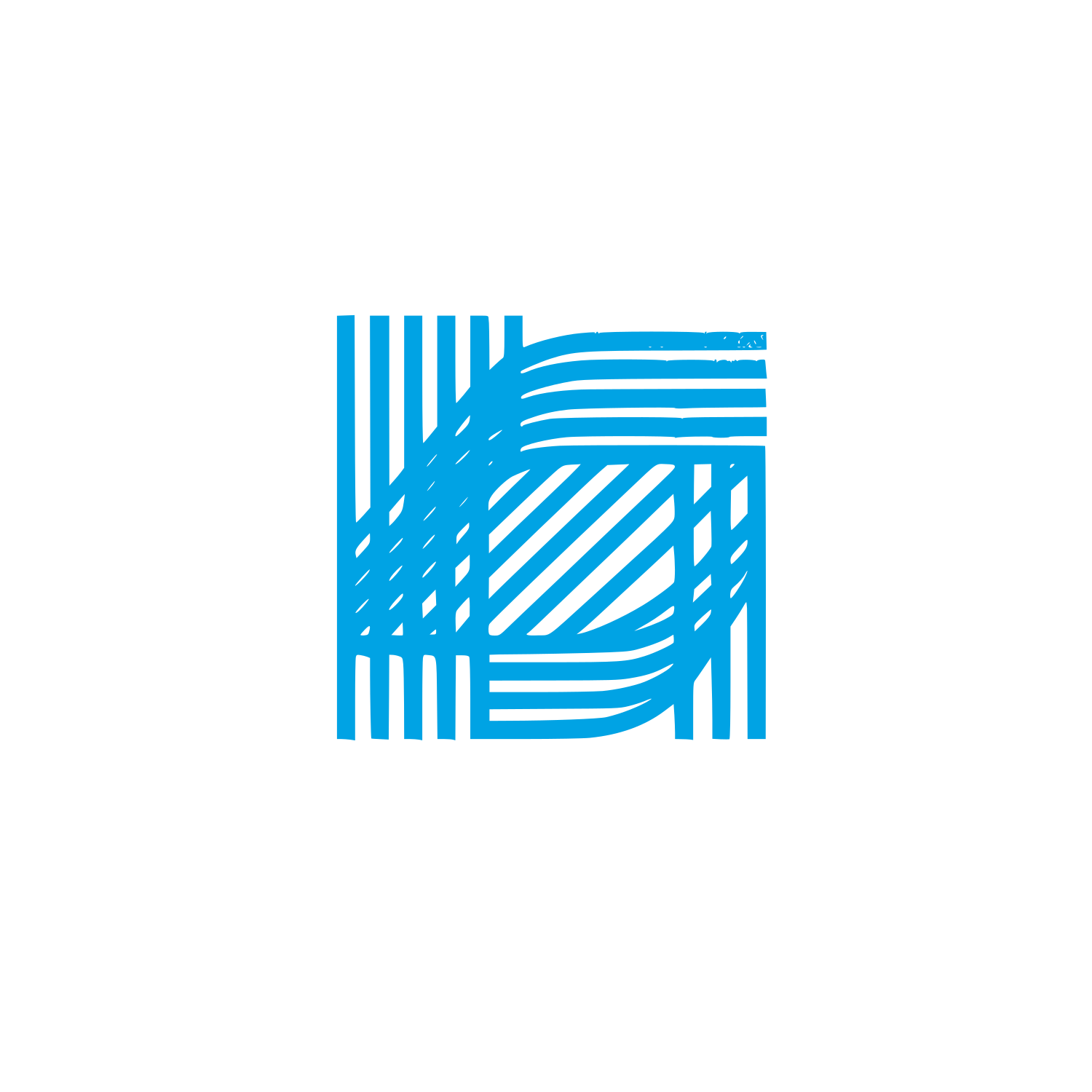 Loom Striped Logo #00a3e4