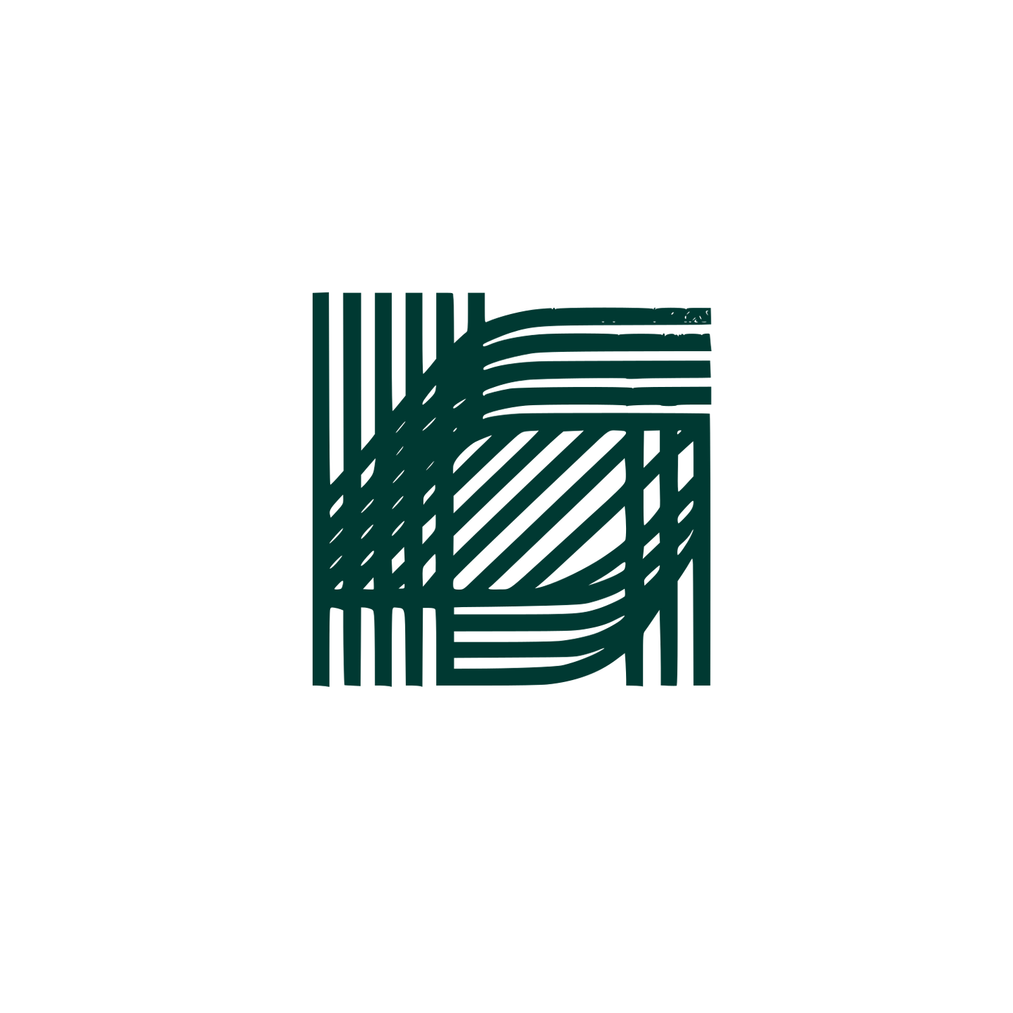 Loom Striped Logo #003932