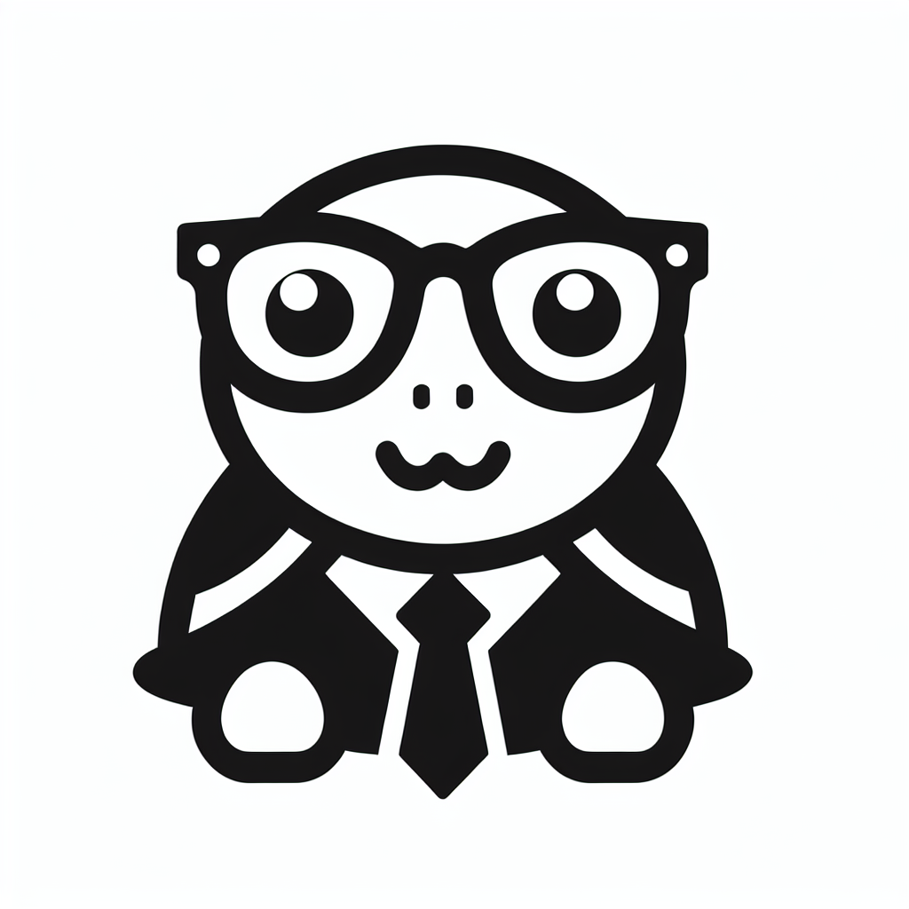 Suited Animal Character Logo
