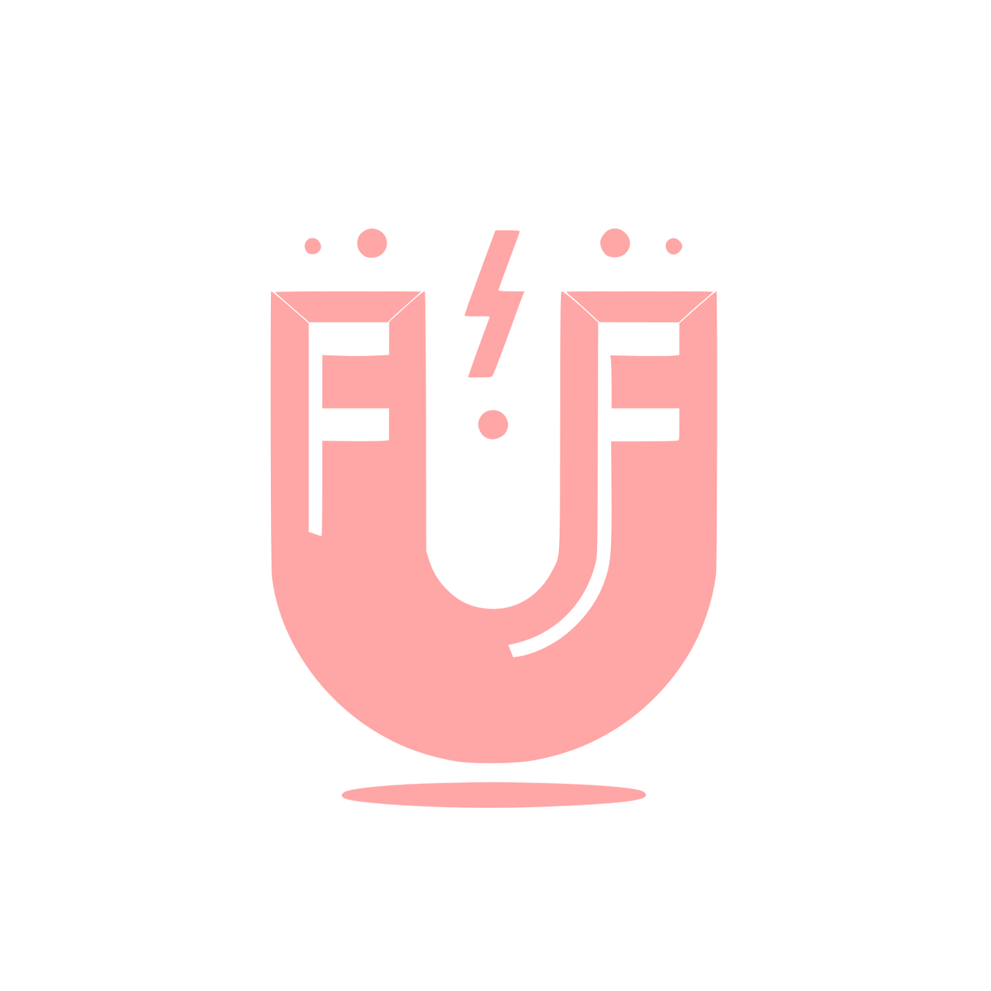 Magnetic Power Logo #ffa6a6
