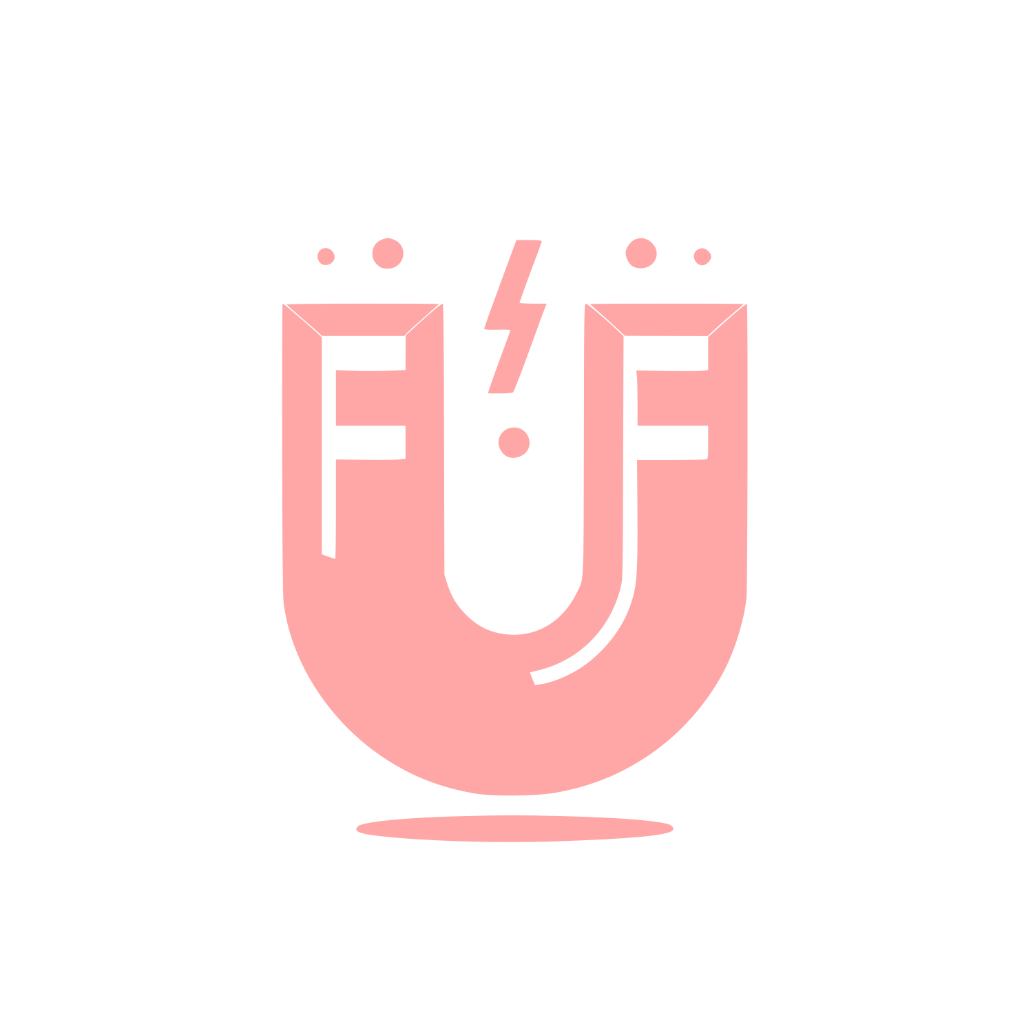 Magnetic Power Logo #ffa6a6