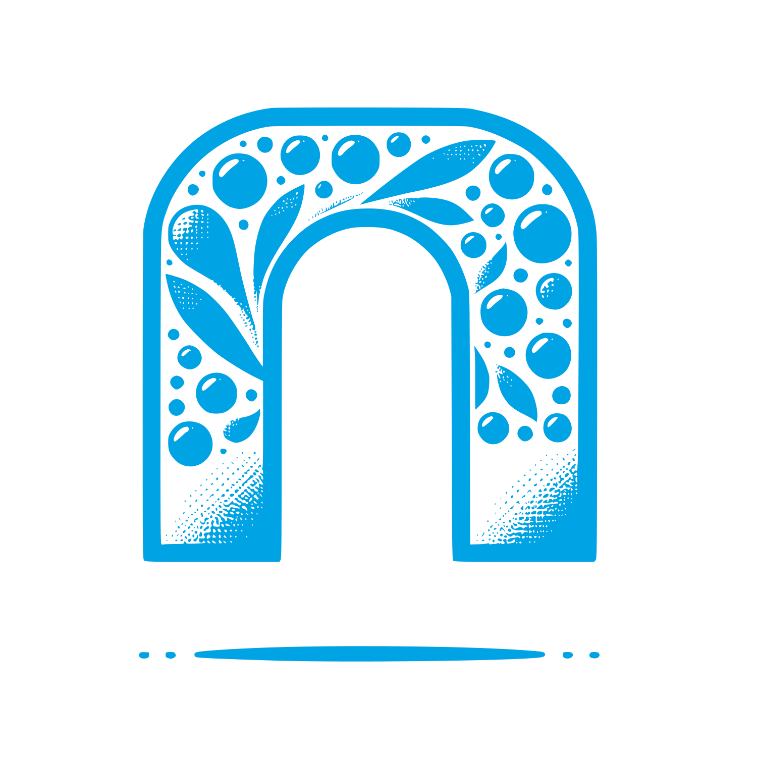 Food Magnet Logo #00a3e4