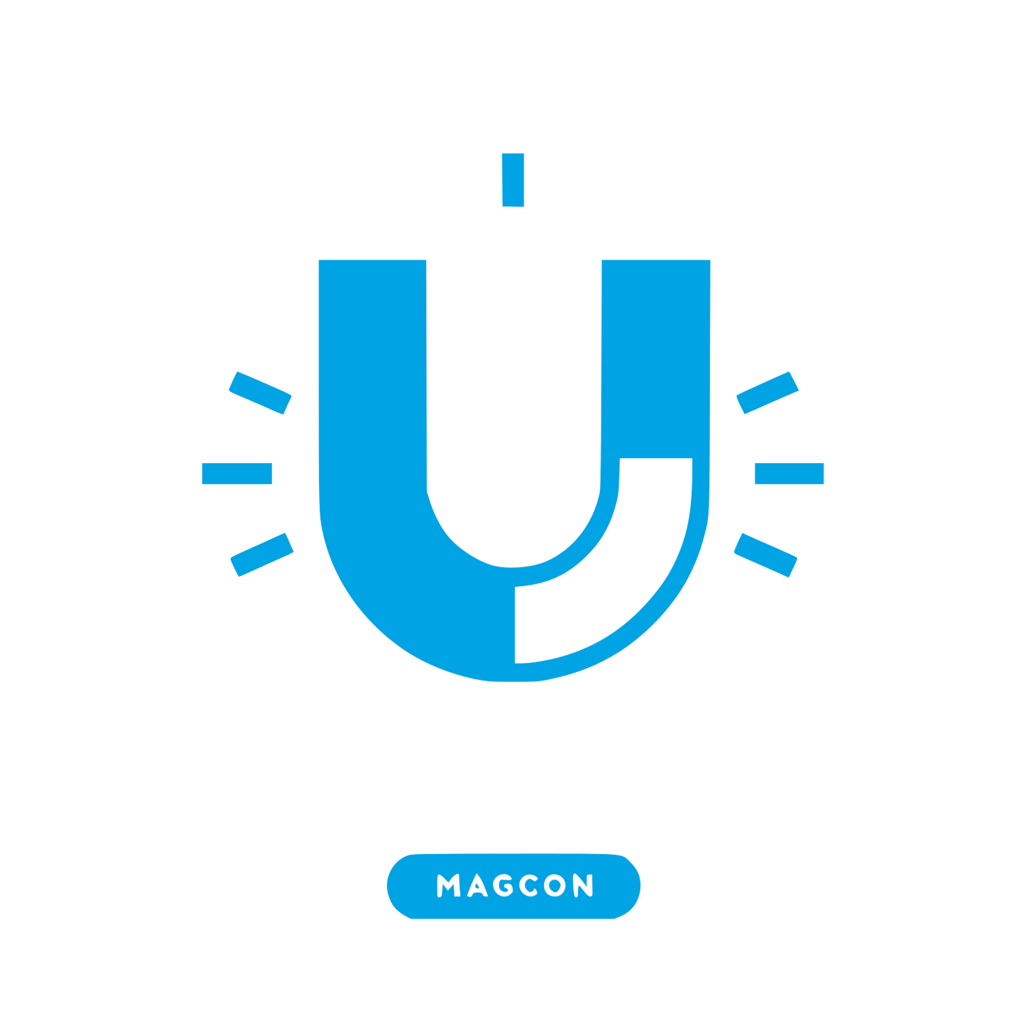 Magnetic U Logo #00a3e4