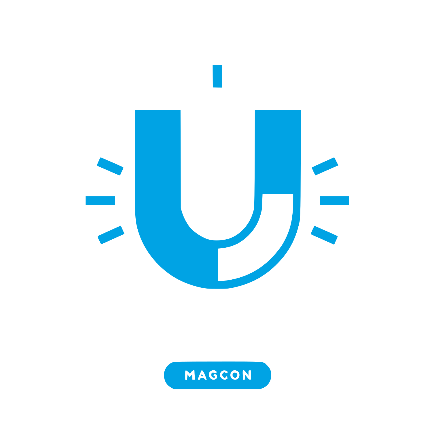 Magnetic U Logo #00a3e4