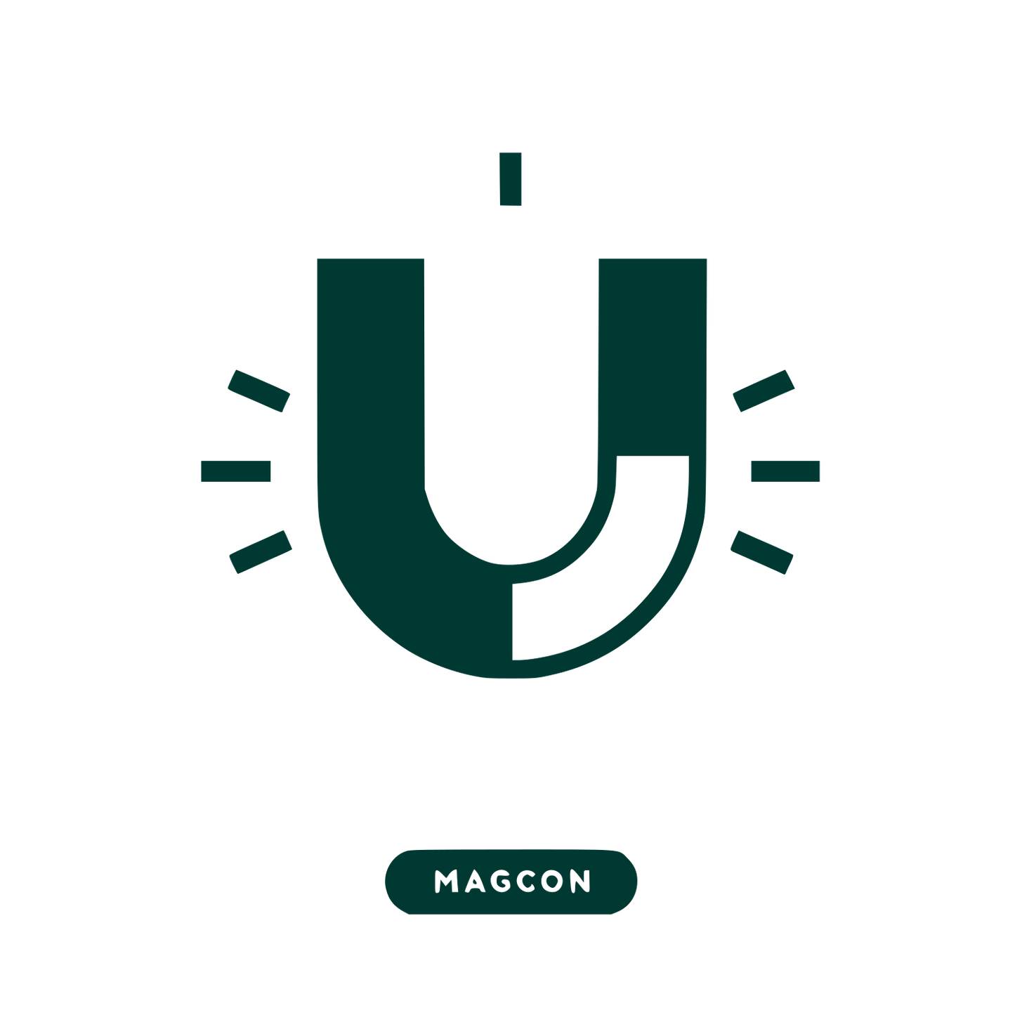Magnetic U Logo #003932