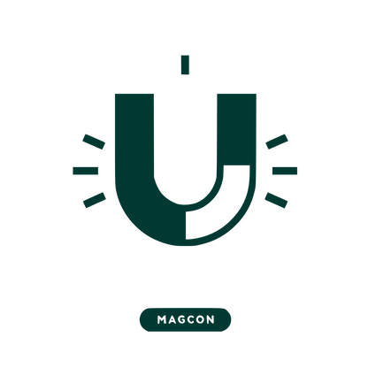 Magnetic U Logo #003932