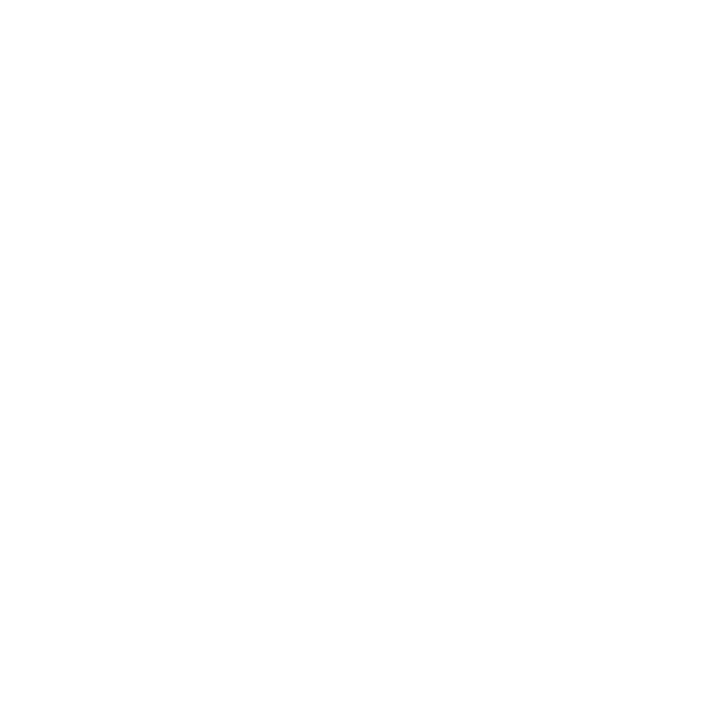Minimalist Face Logo #ffffff